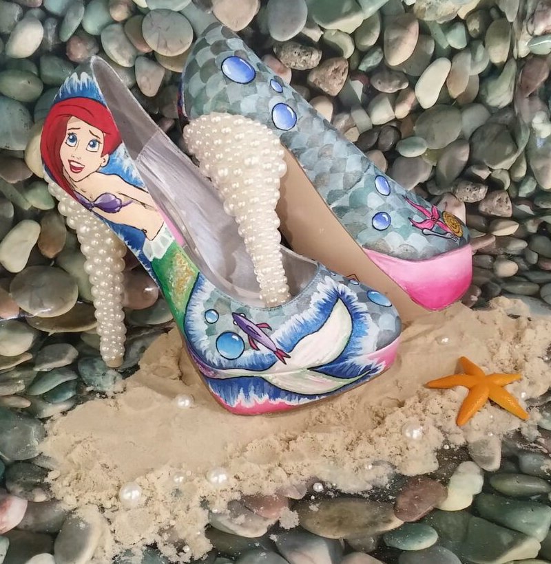 Tanzabutterfly's tweet photo. What wedding shoes would make you feel like a princess? #weddingshoes  #mondaymagic #littlemermaid #disneyprincess https://t.co/3ZKD1DCDNW