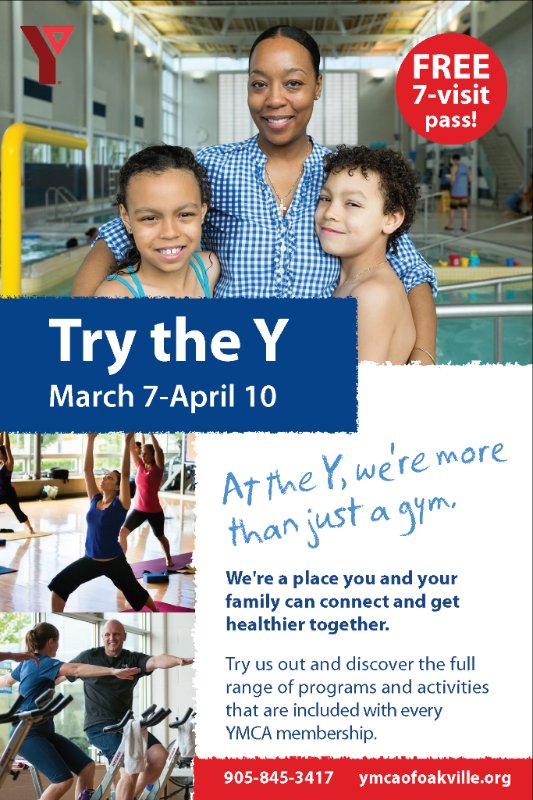 haltonparents's tweet photo. #OakvilleON families. Get a FREE 7 visit pass @YMCAOakville. https://t.co/kqeQrLrEzZ ^hr #HaltonON #makeroomforplay https://t.co/sHQhz46Pvw