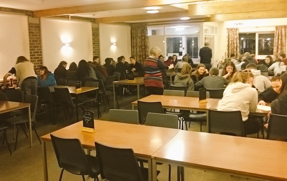 BilboGeog's tweet photo. Great #CompulsoryFun on the #bilbogeogFT16  tonight @PrestonMontford #QuizNight @BilboroughCol #prizestobewon https://t.co/Rsjm3BdzP4