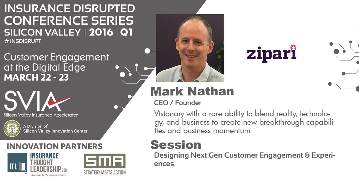 SVIAccelerator's tweet photo. Join @markpnathan of @ziparico at #InsDisrupt 2016 Reg. https://t.co/BAsEYBvh89 #InsureTech #HealthIT #CX https://t.co/6jVgpz9br0