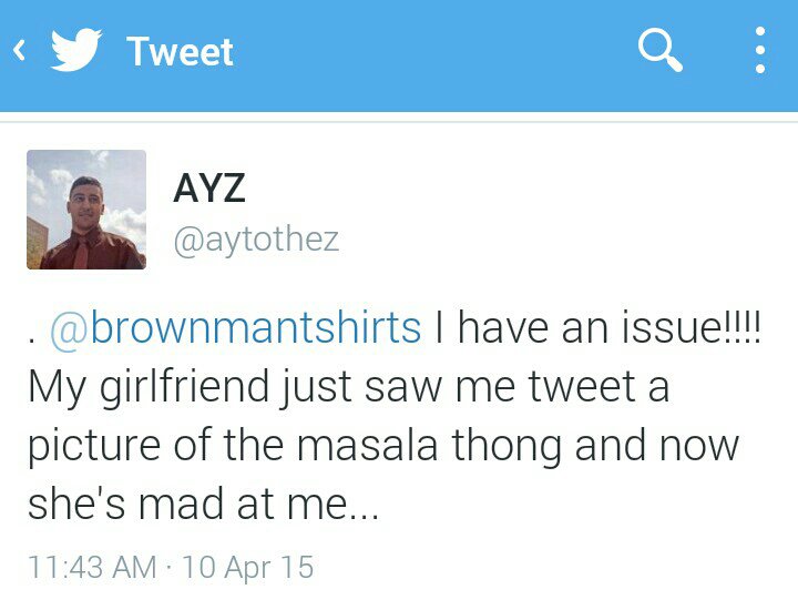 brownmantshirts's tweet photo. This tweet always makes me laugh. #funnytweet #heintrouble #blackthong #doghouse https://t.co/oSi13K6RqK