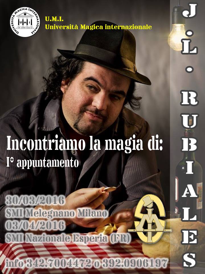 Ecco le date ufficiali del tour "Incontriamo la magia di Juan Luis Rubiales"