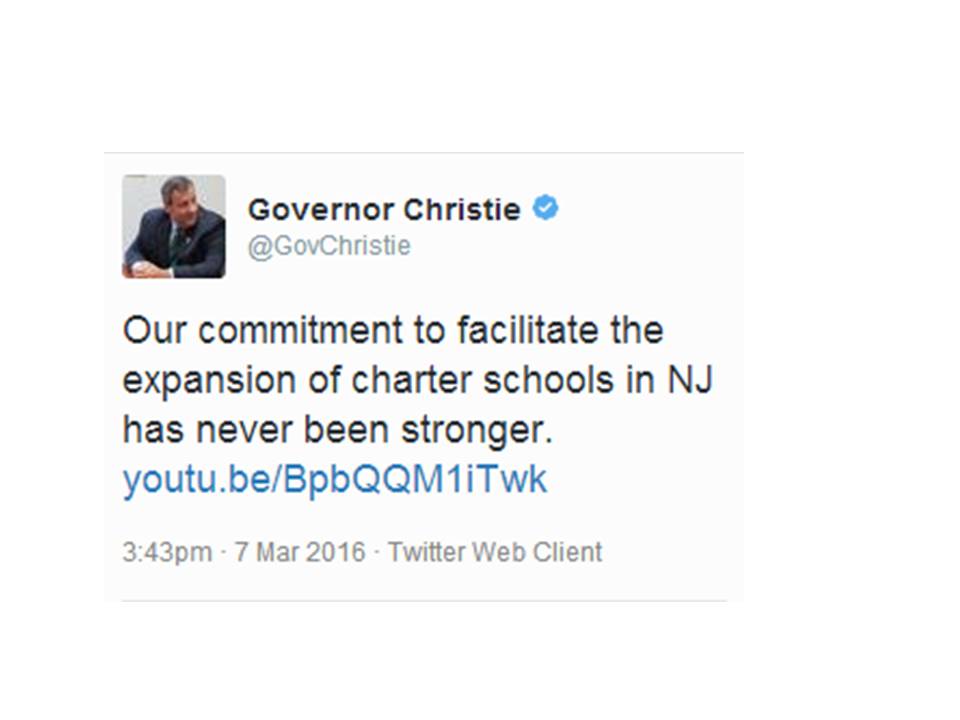 BadassTeachersA's tweet photo. Shame on U @GovChristie - As Gov. u agree to suppt. & uphold public education for children of NJ! #time4u2GO https://t.co/97JbIZ9iYL