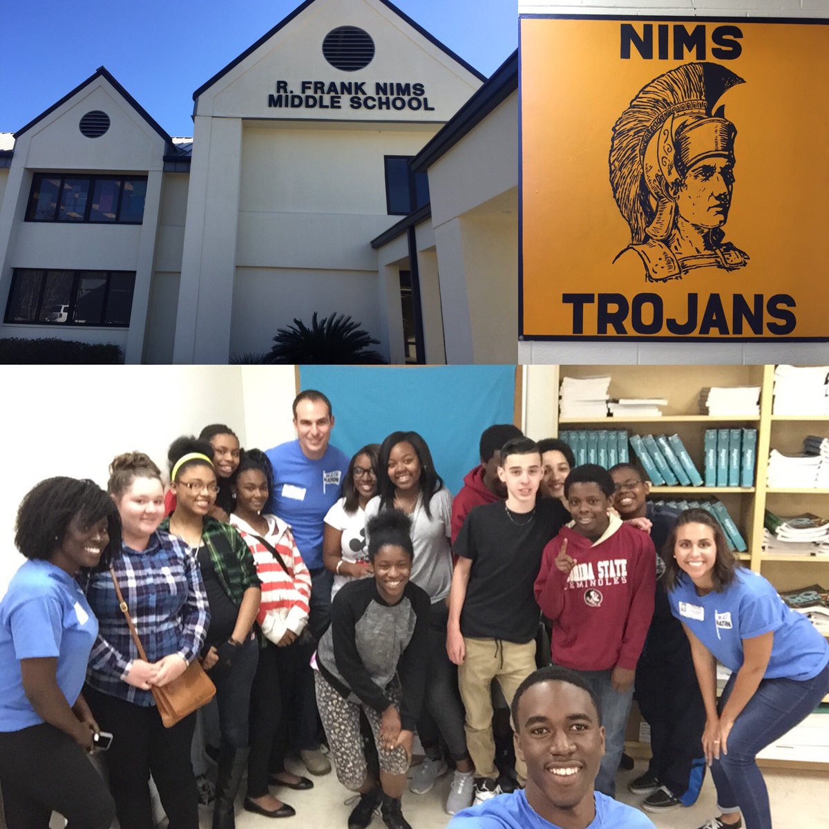 MathNationFL's tweet image. Our Leon County visit ends with this fantastic group of students at Nims Middle #MathNation #TutorTour2016