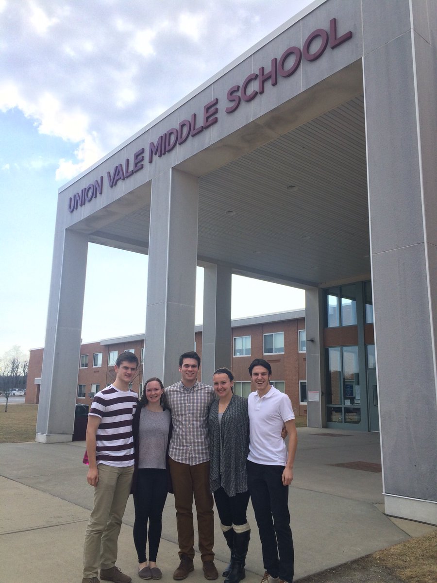 Endofighter5's tweet photo. @uvmsnews Thank you so much for letting us speak! We had a lot of fun and loved seeing our middle school teachers! https://t.co/Mz8hxNnTCx