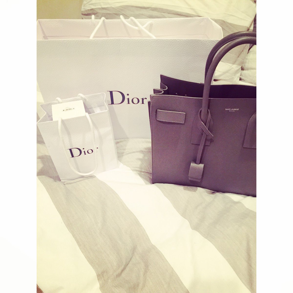 AlexandraJM4's tweet photo. Time for bed after a great first day with Parfums Christian Dior! #RetailTalentManager #Gifts #NewJob https://t.co/uG6yUswTRj