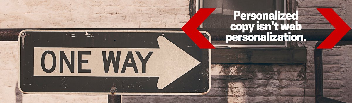CXLdotcom's tweet photo. Why Content Personalization Is Not Web Personalization https://t.co/VaIGEZm1ZR feat. @Evergage @granify @marketo https://t.co/xp0vhWzZx3