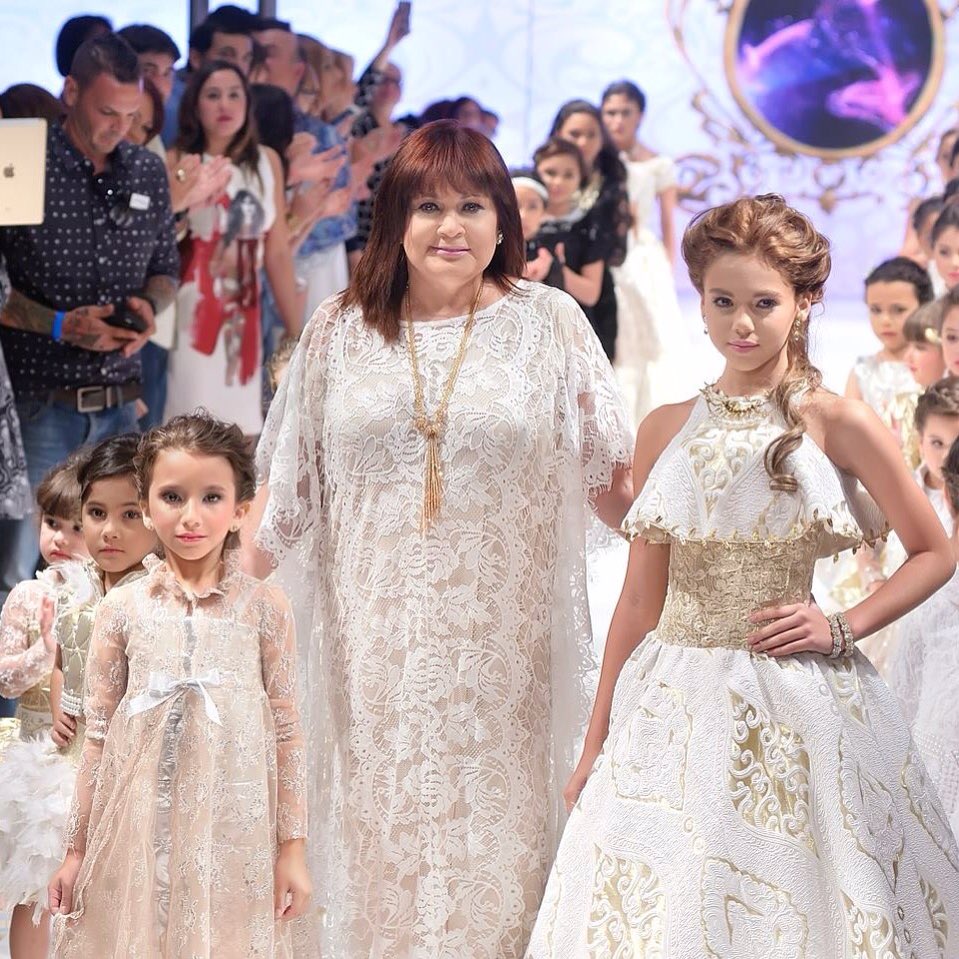 Closing the Runway of Girls Love Glitter Collection for the Puerto Rico Fashion IN 2016 with Miranda and Paola