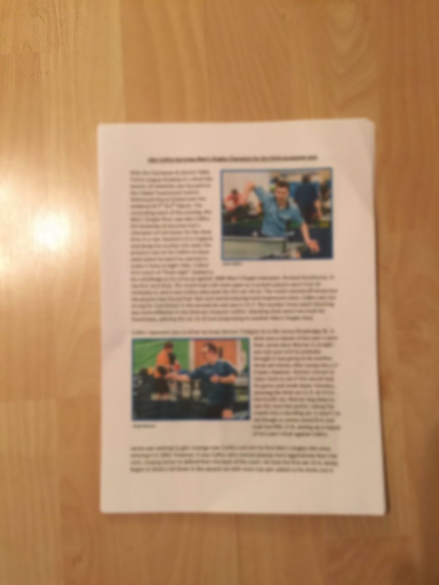 Here's a teaser of the Colchester Closed Tournament report!