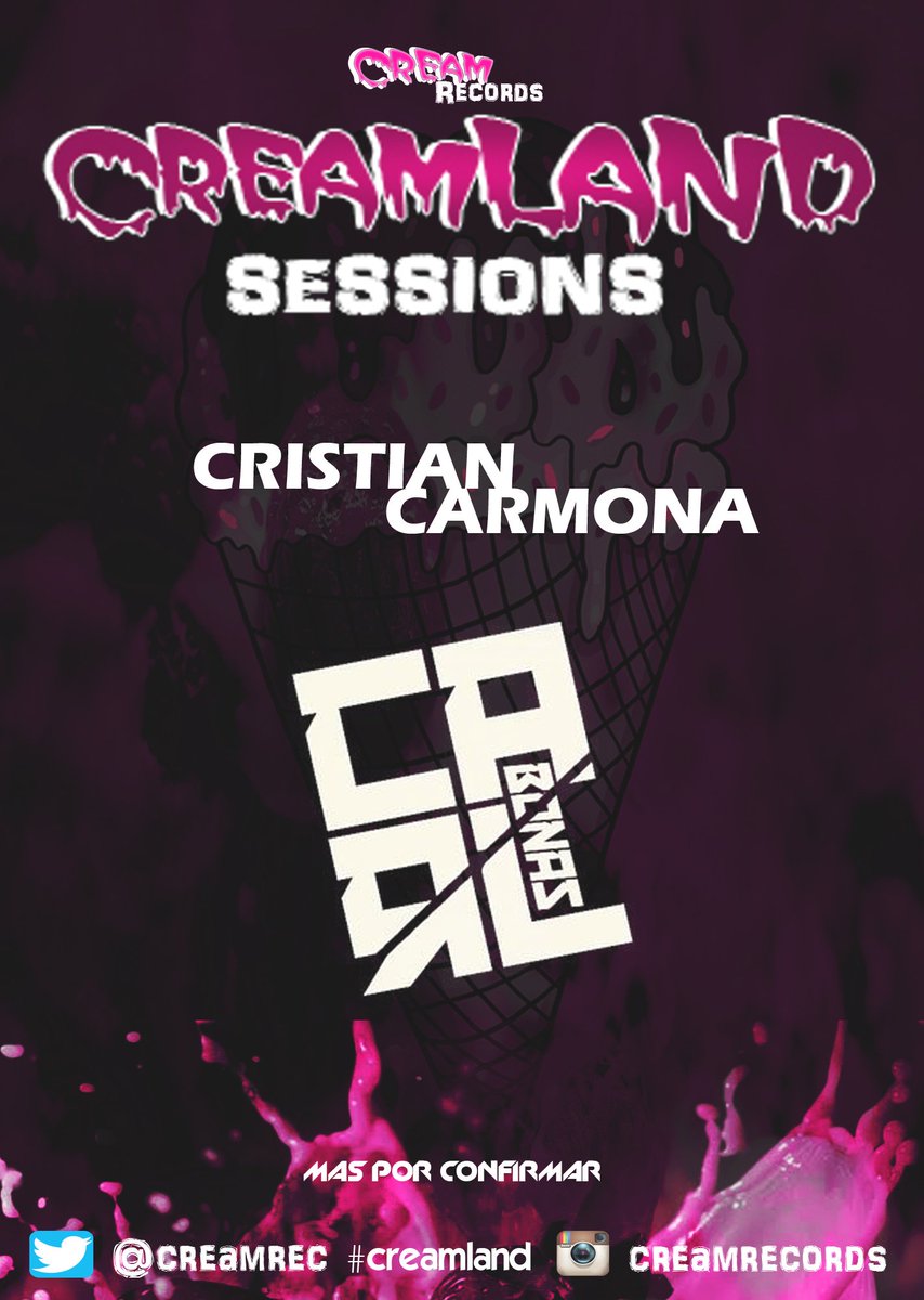 CreamRec's tweet photo. También tendremos a @carlbonasdj y @HappyDeejay en #creamland 🔥🔥 https://t.co/XFyvhtcgnM