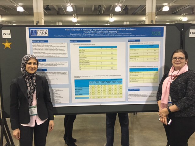 RoswellPark's tweet photo. 7 teams from #RPCI presented their research at #SSO2016 last week: https://t.co/S5tNHKlUyu https://t.co/rMk5MZgkPX