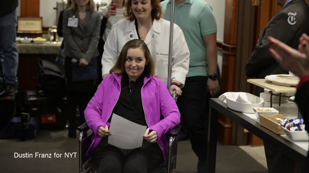 NYTHealth's tweet photo. She received the first uterus transplant in the U.S. Here's how it happened: https://t.co/Dsf9g1qAfi https://t.co/XqVv5cIM0O