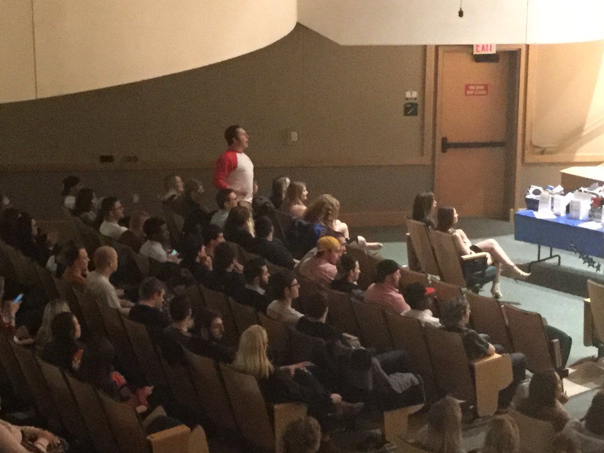 Chi_Factor2017's tweet photo. We've got a big @KSUTKE fan in the audience giving a standing applause before they even started #chifactor16 https://t.co/cLF1pGMeoE