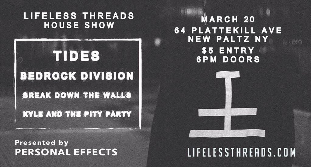 2 weeks till our show with <a href="/tides_ny/">Tides</a> @B_D_T_W_ <a href="/BedrockDivision/">Bedrock Division</a> and more!!