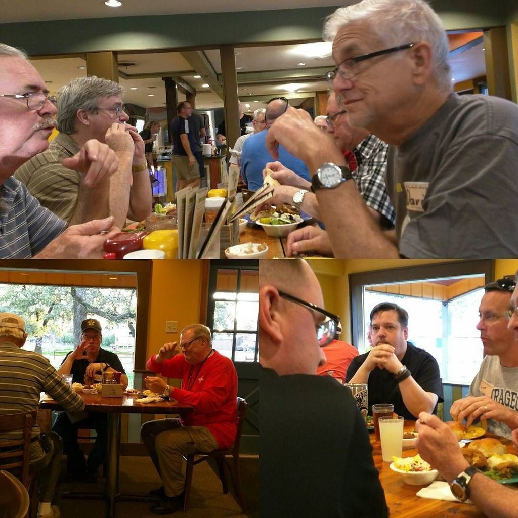 lstehr's tweet photo. Enjoying sharing a meal together at the Men's Retreat.  #FBCRR https://t.co/9uvyyQKJZN https://t.co/YKq041Ba5T