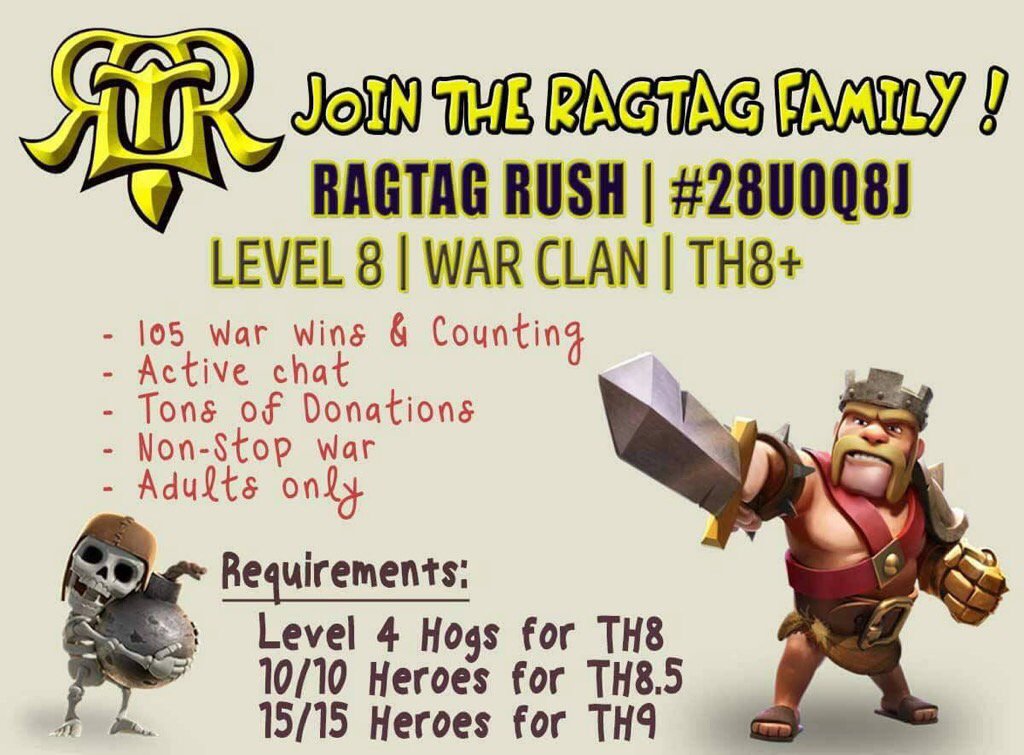 Ragtag Rush tweet media