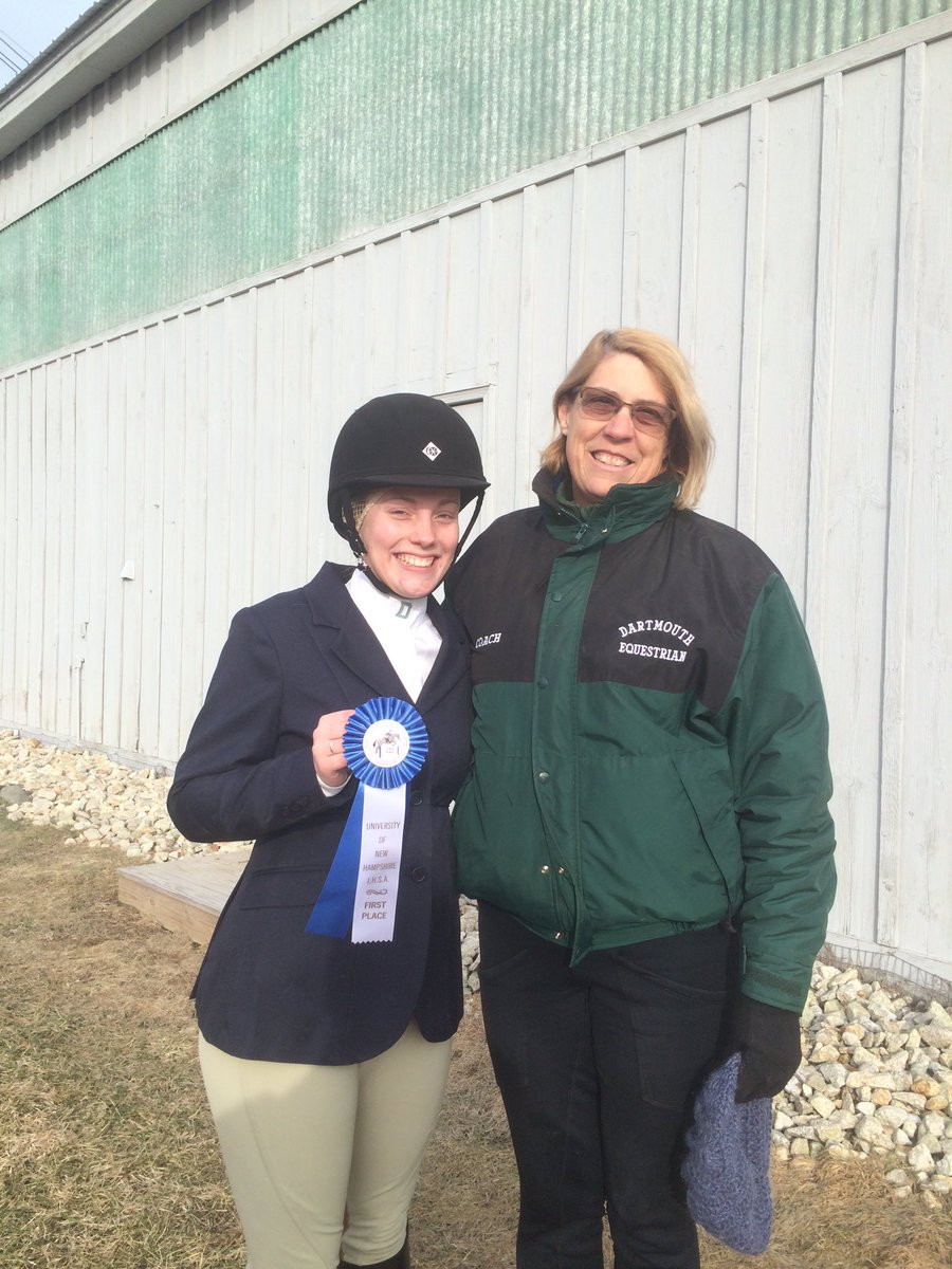 Congrats to Holly Langley '19 and her first IHSA blue ribbon in walk trot!!! #thespiritofholly #ilike