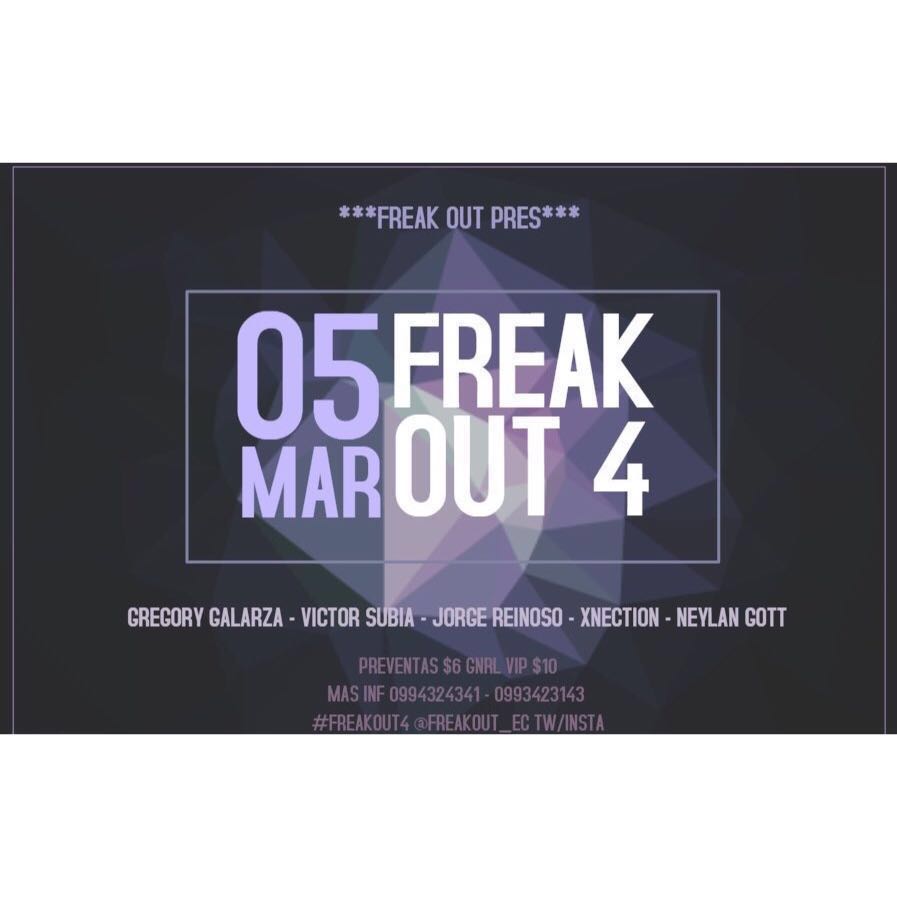 alexmorenonegr1's tweet photo. HOYYYYYYYYYYYYY ESS 💥💥💥
‼ FREAKOUT 4 ‼
•Mujeres 2x1 con preventa solo hasta las 10:30
 @FreakOut_Ec #FreakOut4 https://t.co/0BSKejHa7M