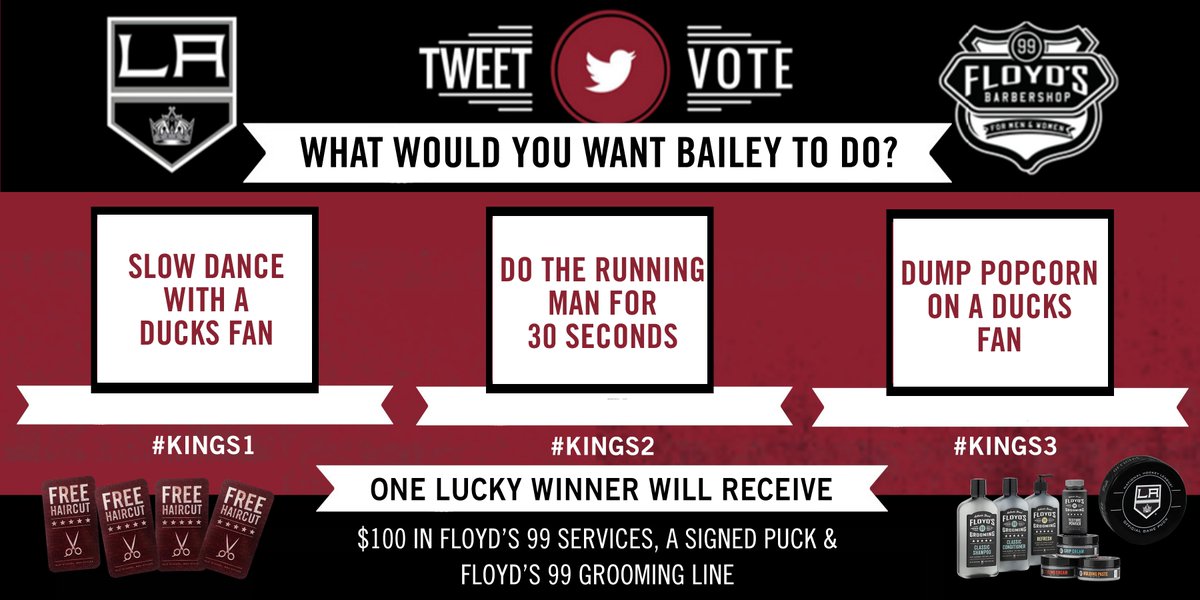 Floyds99's tweet photo. RETWEET 4 a chance 2 win a signed @LAKings puck &amp; #Floyds99 prizes! SoCal only: https://t.co/NJJliSRWgy #BarberPoll https://t.co/7uSypWabqy