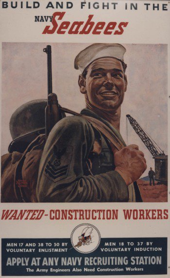 USNavy's tweet photo. RT to thank #USNavy Seabees who've been building & fighting since 1942 - https://t.co/vudT54ThOS https://t.co/vupnCEaLOp