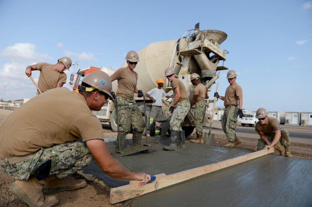 USNavy's tweet photo. RT to thank #USNavy Seabees who've been building & fighting since 1942 - https://t.co/vudT54ThOS https://t.co/vupnCEaLOp