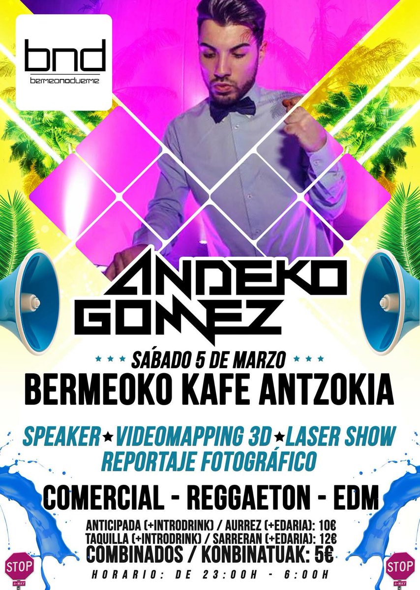 DJAndekoGomez's tweet photo. Esta noche toca tumbar #BERMEO!!!!!!!!!! GO!!!!! 😎✌🏼️
#ANDEKOGOMEZ https://t.co/yl0OwMQAbb