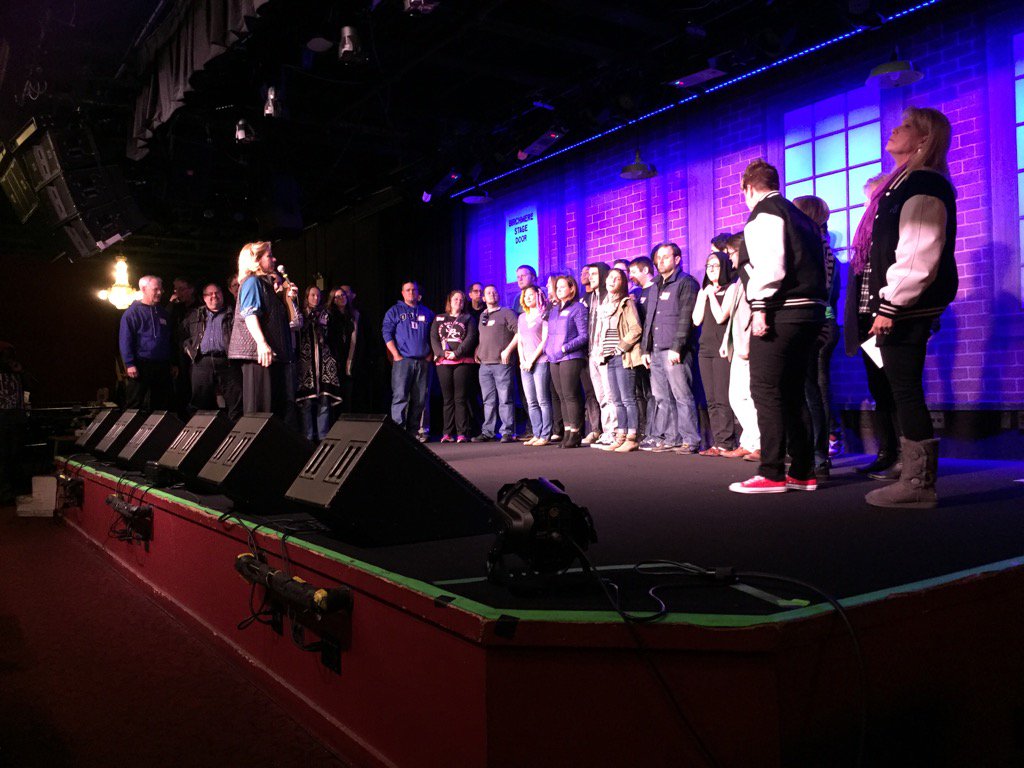 Dirtball99's tweet photo. Tech rehearsal @thebirchmere for #HarmonySweepstakes #AcaFun #whatasound #harmonyrules #NoLimits https://t.co/Ww6BSqswly