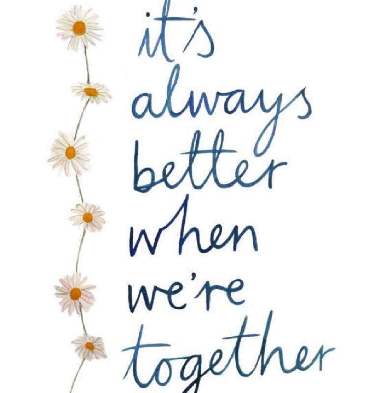 When we are together. We are better together. Always better together. Better when we are together. We were on a break друзья футболка.