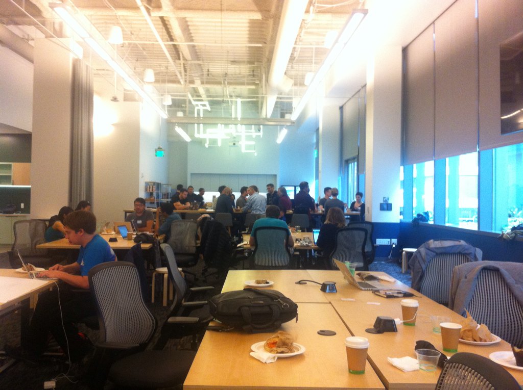 nivitav's tweet photo. #CodeAcrossSF hacking away on #civictech projects https://t.co/JBMGwPiKlz