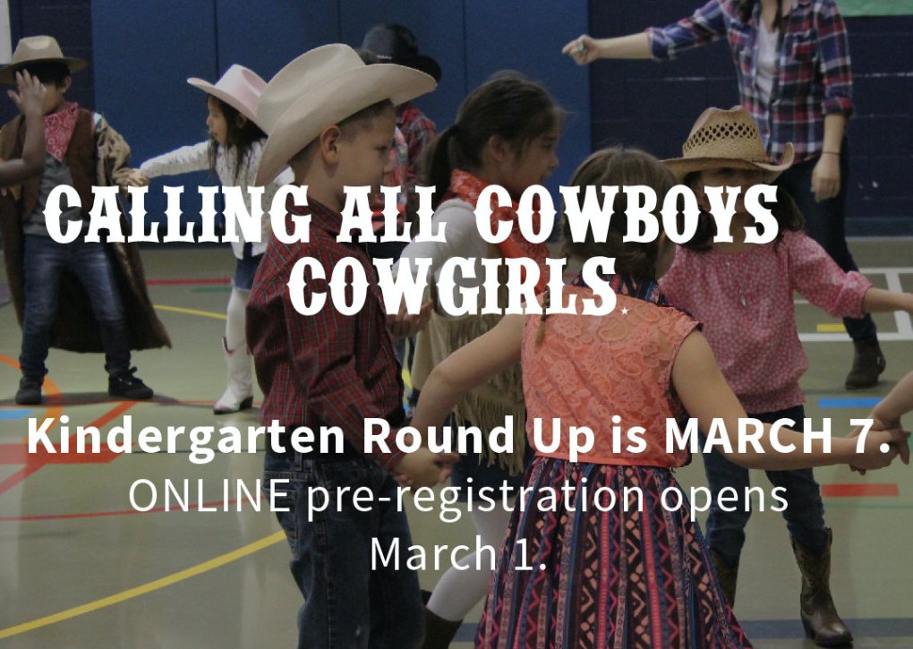 RoundRockISD's tweet photo. Kinder Round-Up is Monday March 7, 9am-2pm. Pre-register your lil' buckaroo online NOW! https://t.co/8jp4apO0BX https://t.co/vUDE9LHCZJ