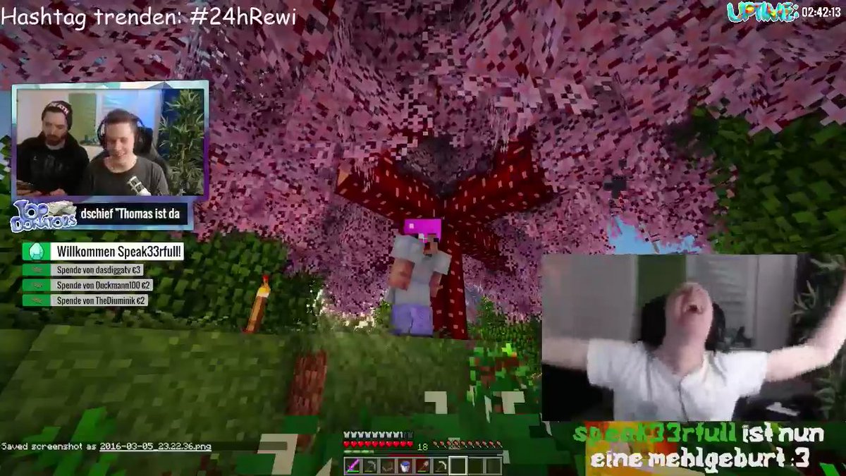 LeaSchneller's tweet photo. Bester streamer ever :3 #24hRewinside https://t.co/CKdQRuQL7K