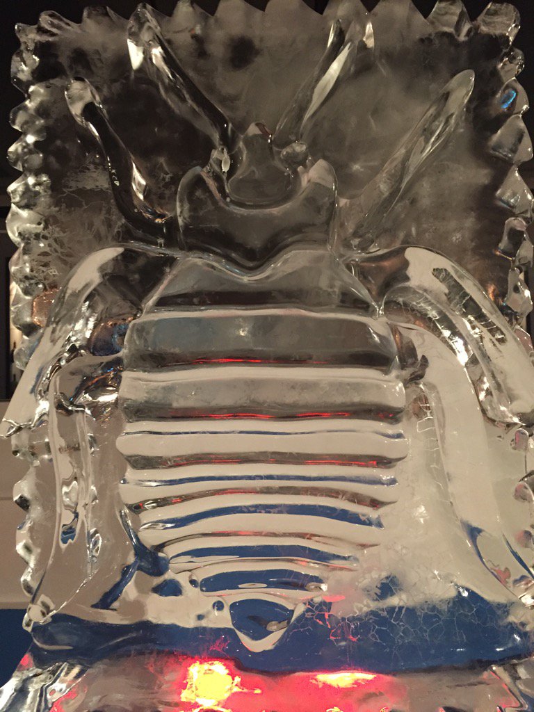#bedbug ice sculpture..it's gonna be a fun night #bedbugs