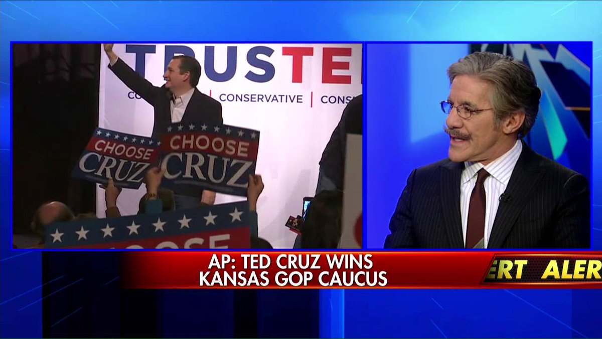 FoxNews's tweet image. .@AP: @tedcruz wins the #Kansas Republican Caucus.