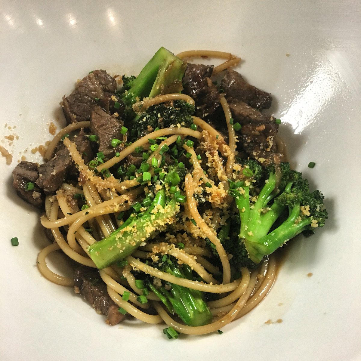 TRACEAtlanta's tweet image. It's dinner time! Dig into our Boucatini pasta w/ Smoked Flank Steak, broccoli and red wine jus! #foodie #forkyeah