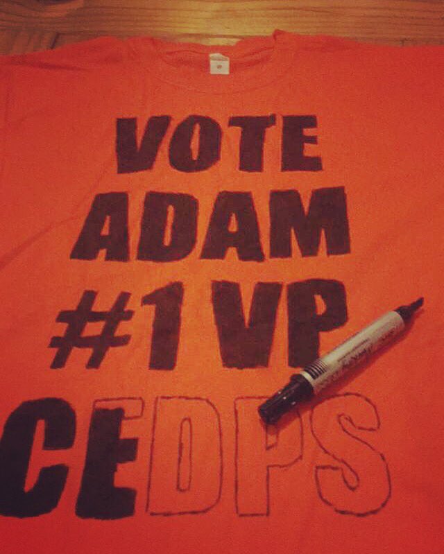 Adam_White92's tweet photo. Let's do this!
VOTE ADAM WHITE #1 VP CEDPS
#UBSElections #CEDPS #Brunel #BrunelStudents #DamnAdam https://t.co/yJHu3Bfp71