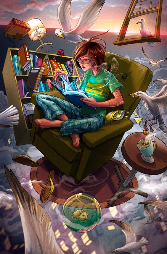 FUNzRPG's tweet photo. Reality is a lovely place but we wouldn't want to live there. #escape #readingbooks #playRPG #imaginationmatters https://t.co/5jZ1l60Yl8