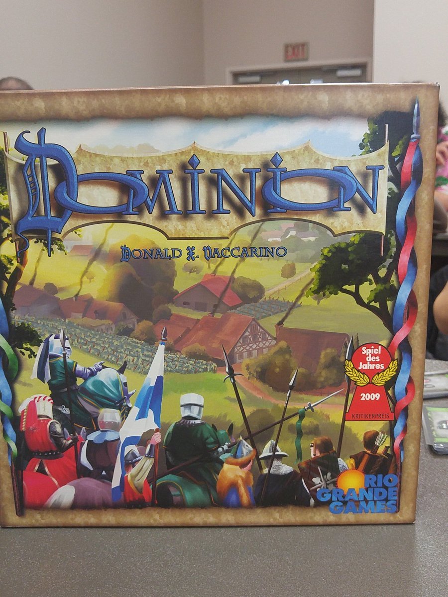PlayersWanted's tweet photo. Who's ready for some dominion? #TCTC2016 #dominion #boardgames https://t.co/tCV6PiD69T
