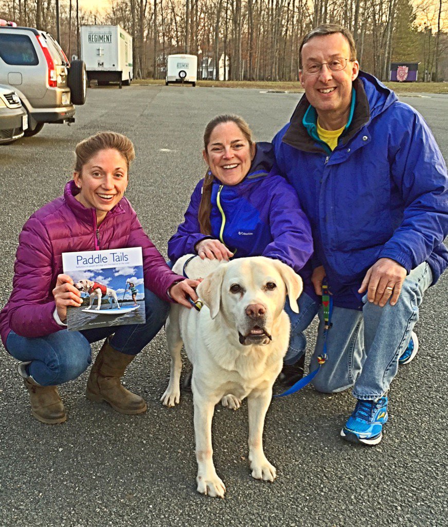garth2007's tweet photo. Just saw @SUPwithPUP and picked up our advance copy of #PaddleTails ! https://t.co/VhQwR7FMGh