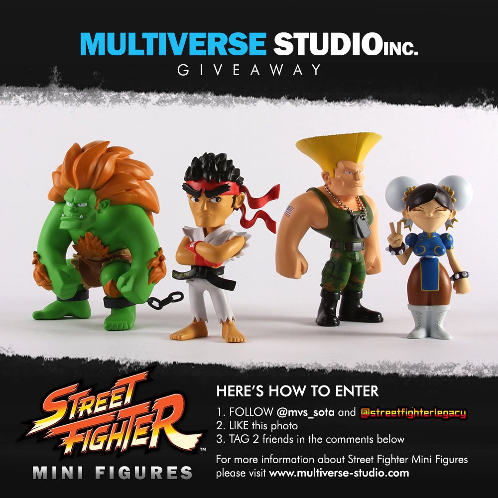 S_FighterLegacy's tweet photo. Head over to our Instagram to enter our giveaway with @MVSinc #multiversestudios #streetfighter #streetfighterv https://t.co/N67TsHGMF9