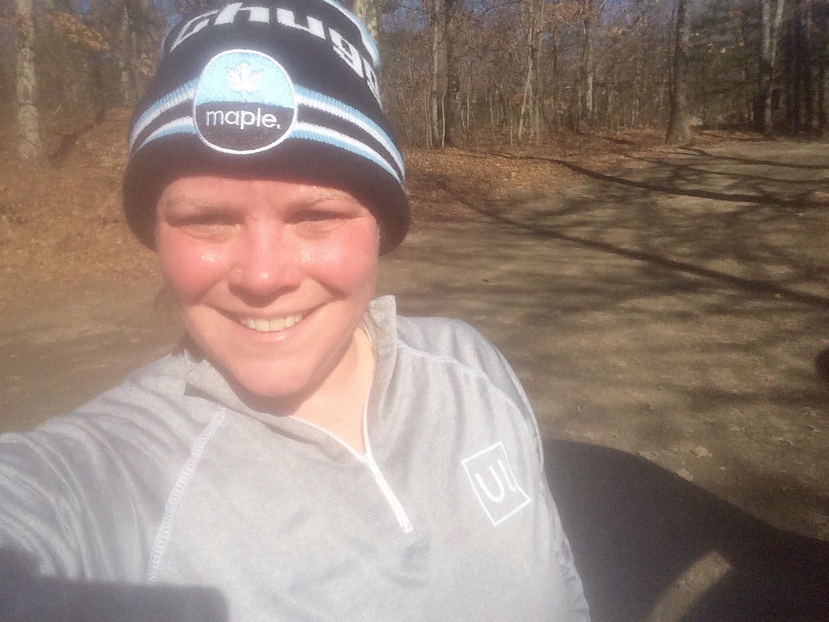 emkhowley's tweet photo. Perfect day for a trail run powered by @GoUltima and @drinkmaple! Only fell once #beatinggravity https://t.co/ZLZhWe7rtF