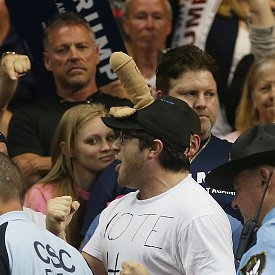 _FloridaMan's tweet photo. Florida Man Kicked Out of Trump Rally for Wearing Penis on Head https://t.co/DGjfBOJTvu