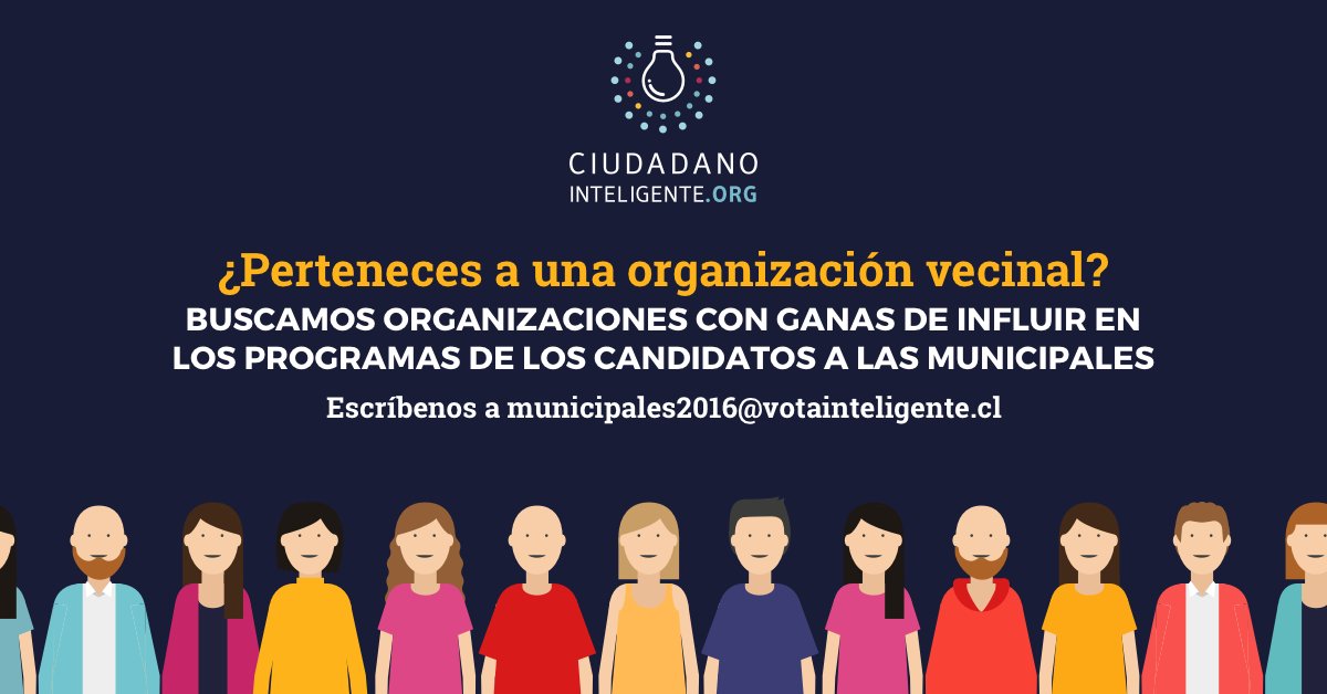 ciudadania_i's tweet image. ¿Perteneces a una organización vecinal en #Chile? ¡En @ciudadanoi queremos comunicarnos contigo! ¡Escríbenos!