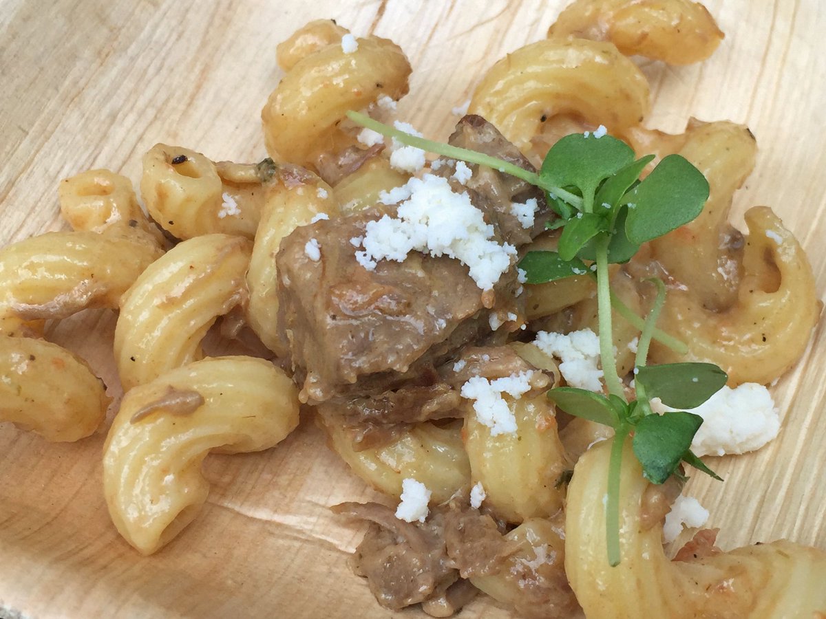 Spring Lamb Ragout w/ Grana Padana Cheese, Cavatappi Pasta by #AltoRistorante <a href="/HyattScottsdale/">Hyatt Scottsdale</a>. #BestOf #DevouredPHX