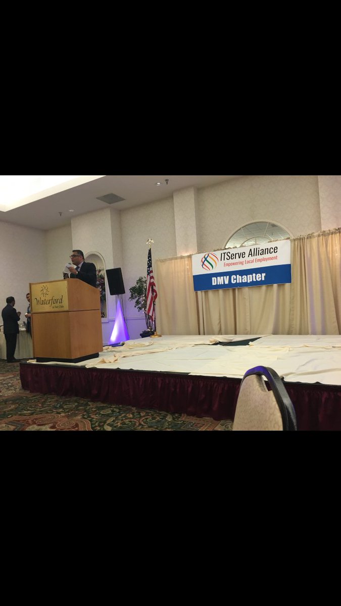 PuneetForSC's tweet photo. IT Serve Alliance launches its DMV chapter with over 300 CEOs in attendance. Creating jobs &amp; growing US economy! https://t.co/SYgzRcKy3B