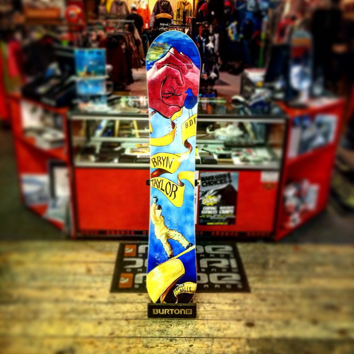 Orongeboardshop's tweet photo. #shredsticksaturday we're celebrating #BrynTaylor's board made posthumously for him by @endeavorsnow #weloveyouBryn https://t.co/nAvDQdiTrK