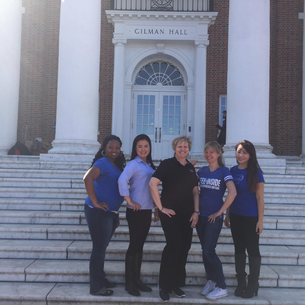 STEMisMe's tweet photo. Lovely Ladies of Intel! #ThisIsWhatEngineersLookLike #JohnsHopkinsUniversity https://t.co/u68yK7I3Va