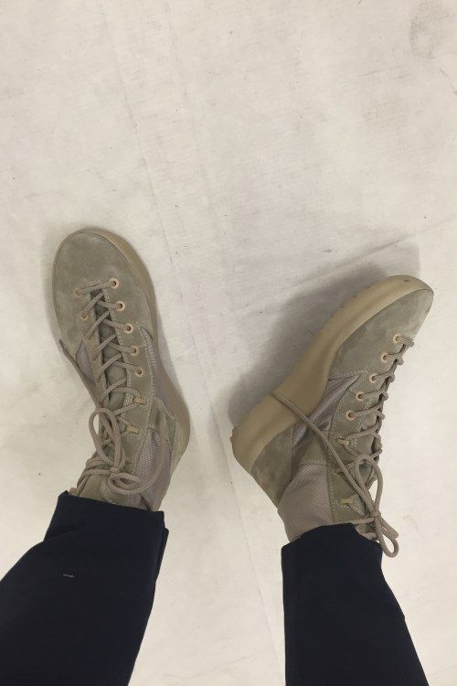 yeezy season 3 boots on feet