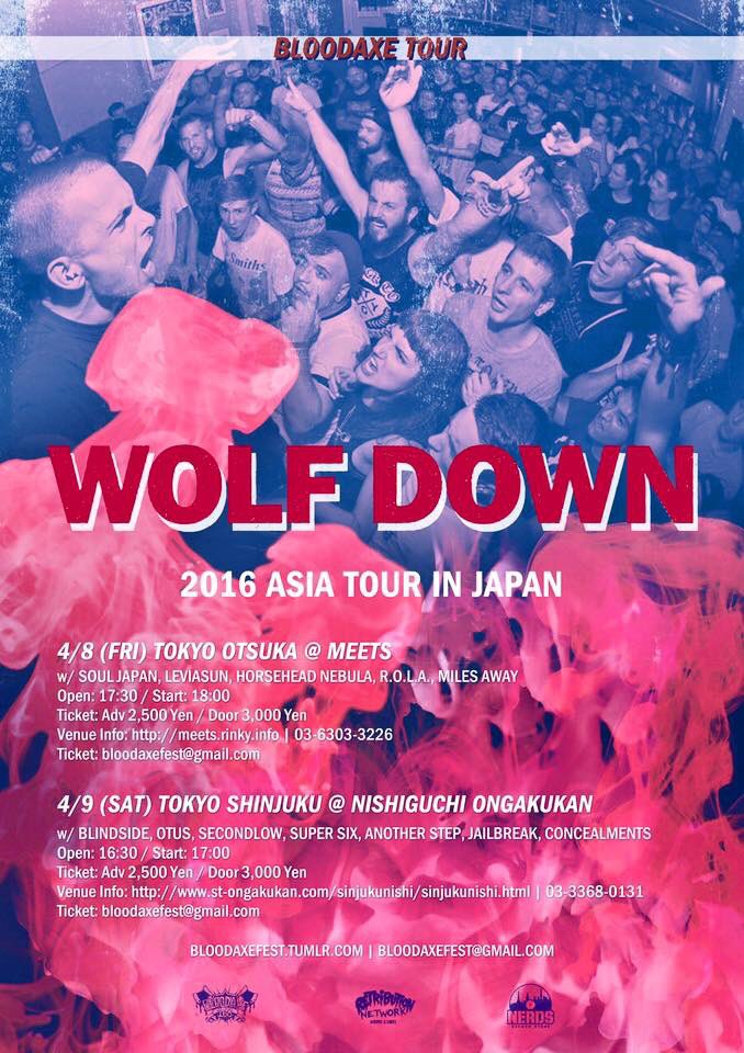 reconstruxbkng's tweet image. .@WOLFDOWNHC first 2 shows announced. Japan they&apos;re coming back! Watch this space for more announcement!