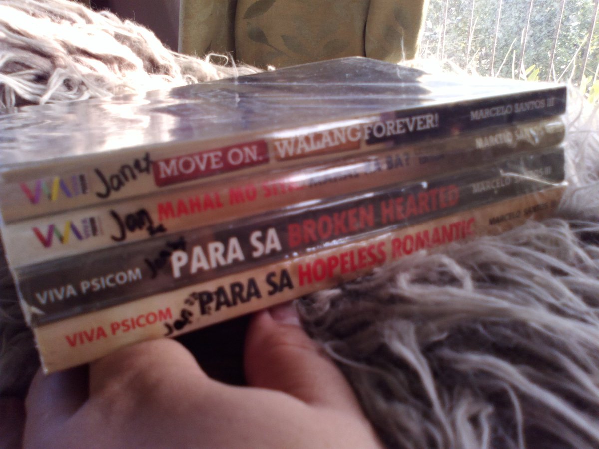johnpauldufour's tweet image. Complete set of @akoposimarcelo &apos;s books. #readingmode #BookWorm