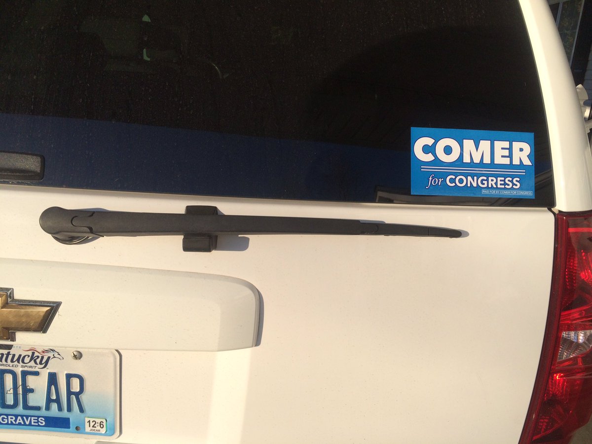 markwilsonFF's tweet photo. Proud to support @TeamComerKY for Congress 2016. https://t.co/IfwJS9qxBe